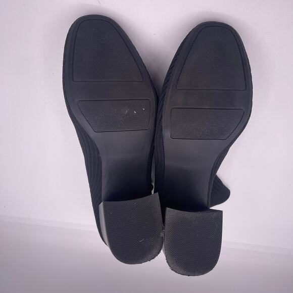 Lauren Conrad LC Lithops Knit Ankle Boots Black  Memory Foam Womens 8 - Picture 5 of 5